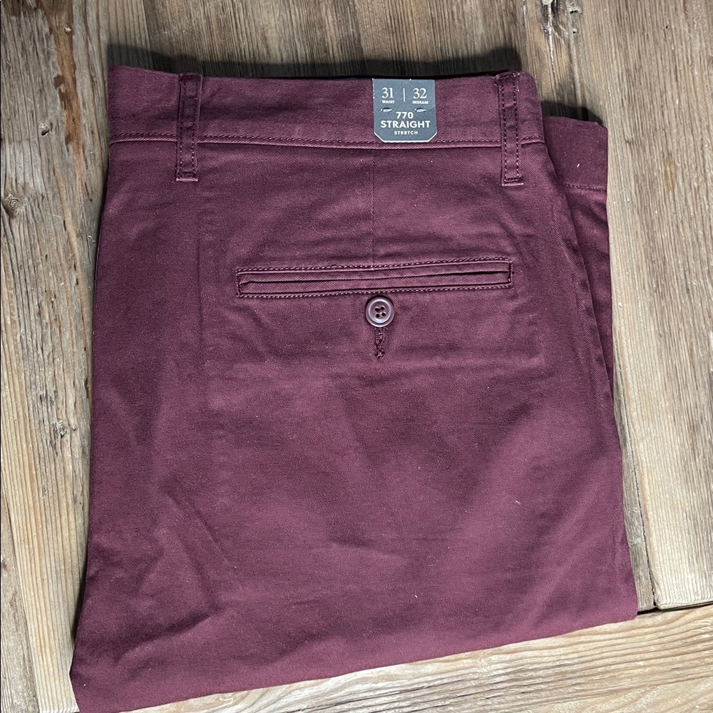 NWT J Crew 770 Straight Stretch Chino Pants 31x32
